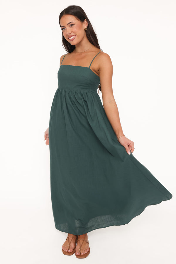 Odessa Maxi Dress - Forest Green