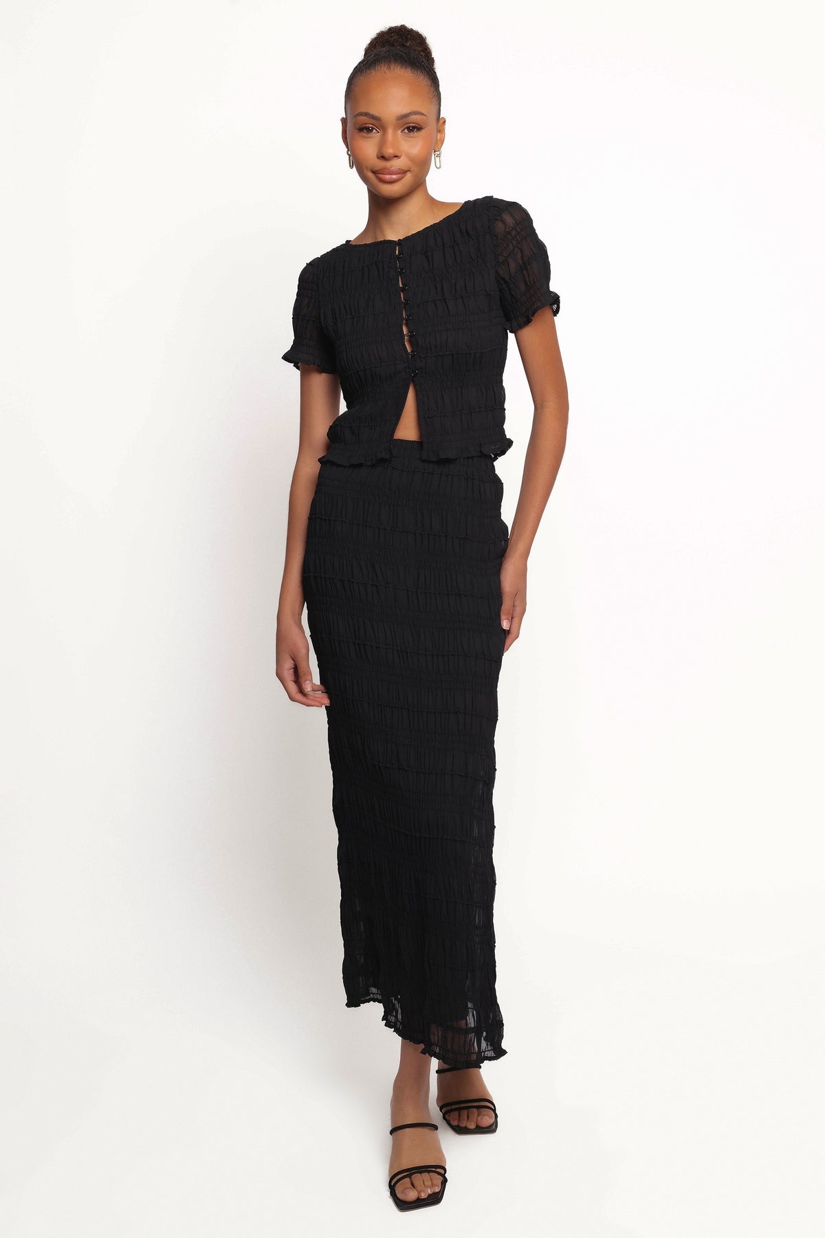 Valana Skirt - Black Midnight