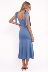Eugenia Midi Dress - Indigo Denim