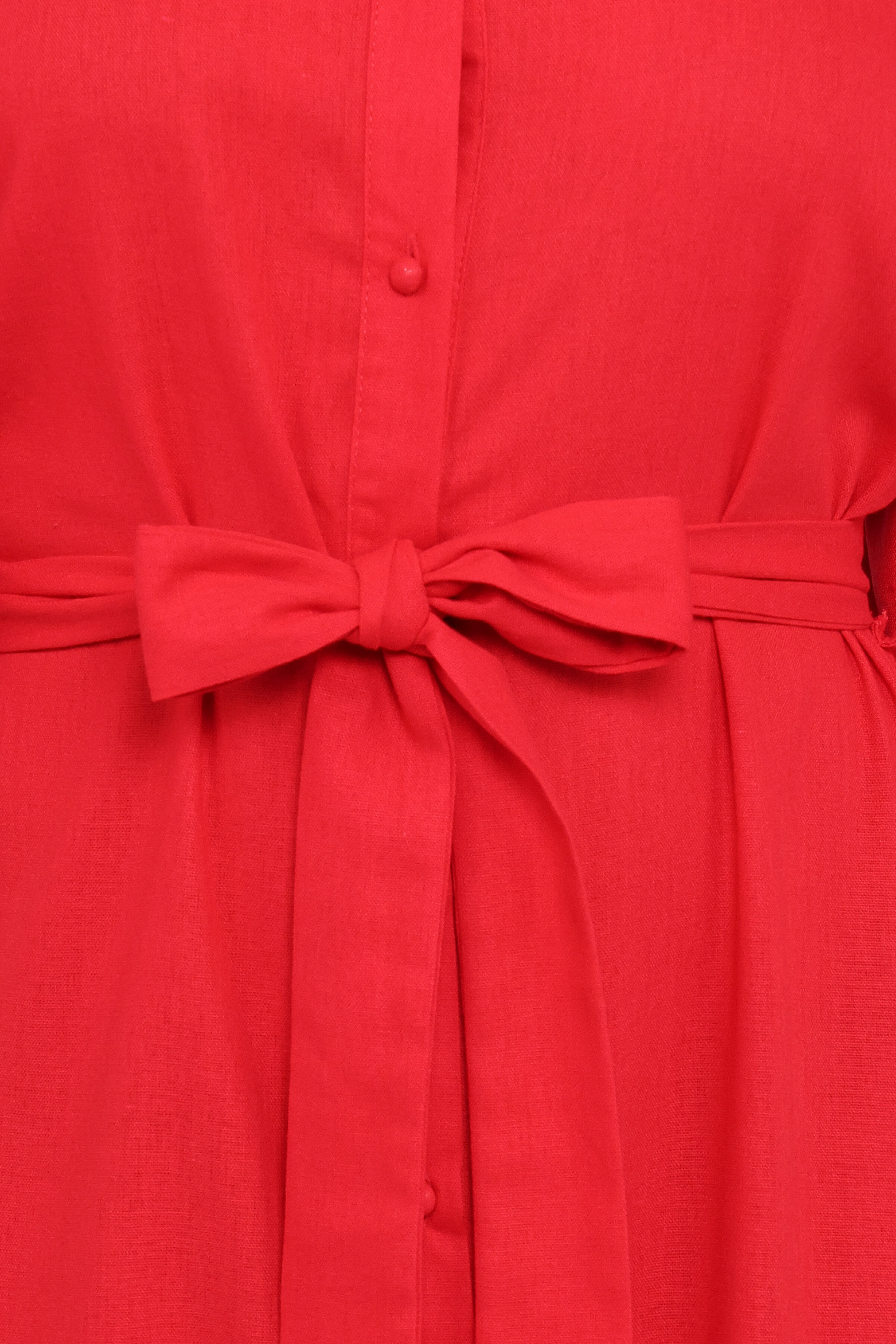 Kirrily Midi Dress - Red