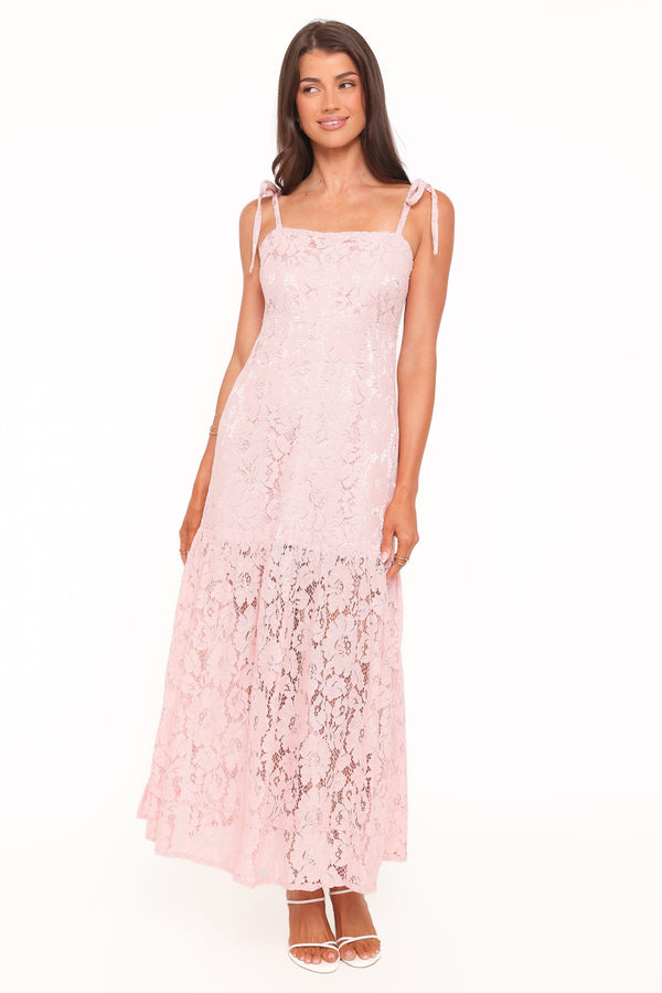 Nicolette Maxi Dress - Pink